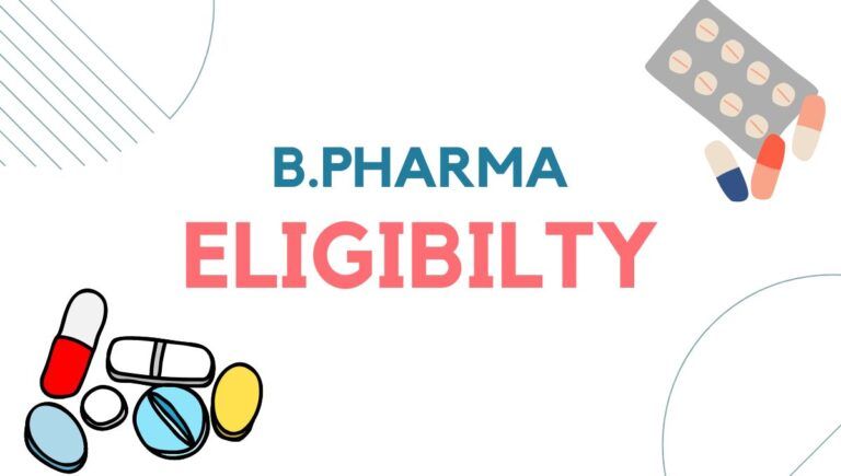 this image shows an poster about b.pharmacys eligibilty
