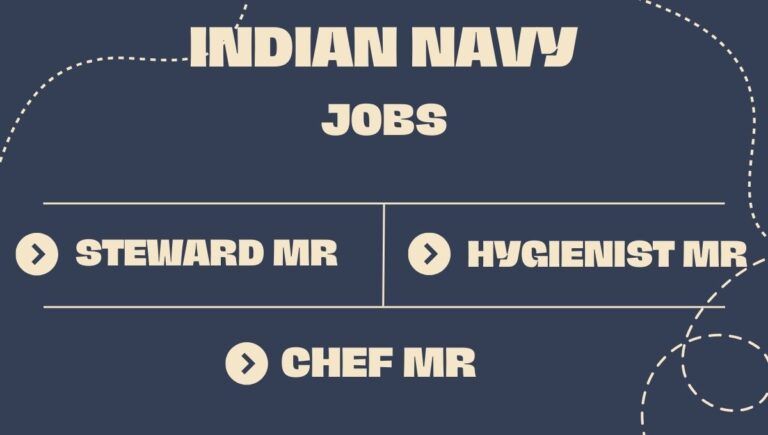 this image shows different types of jobs indian navy.