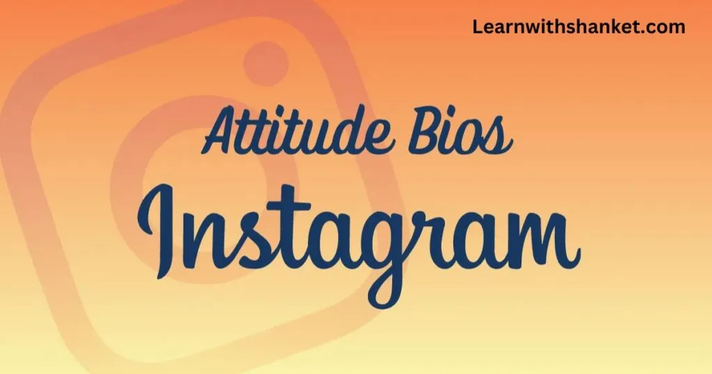 instagram attitude bio for girls
