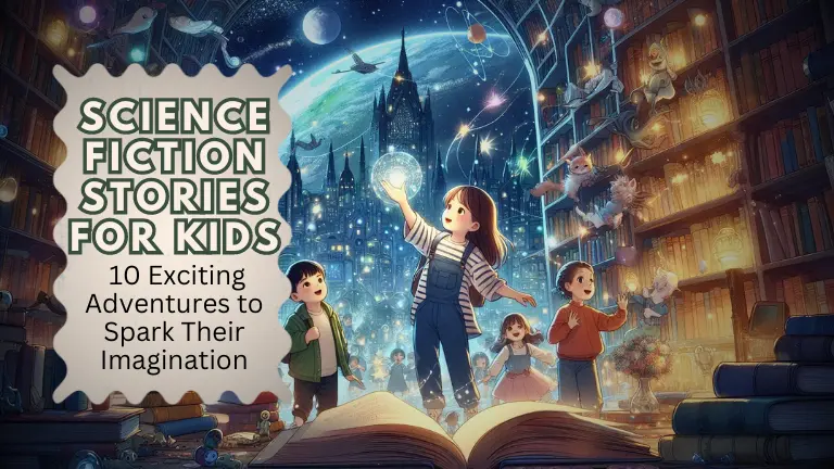 Feature image for Science Fiction Stories for Kids: 10 Exciting Adventures to Spark Their Imagination.