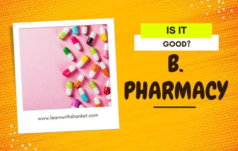 This is an poster image questioning is B-pharmacy a good career option or not. check it out if it is or not