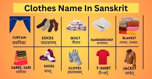 All you need to know about Clothes Name In Sanskrit​